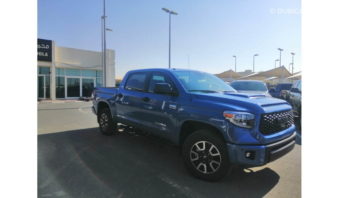 Toyota Tundra toyota tundra TRD crewmax BLU 2018 تويوتا تندرا ازرق 4 باب