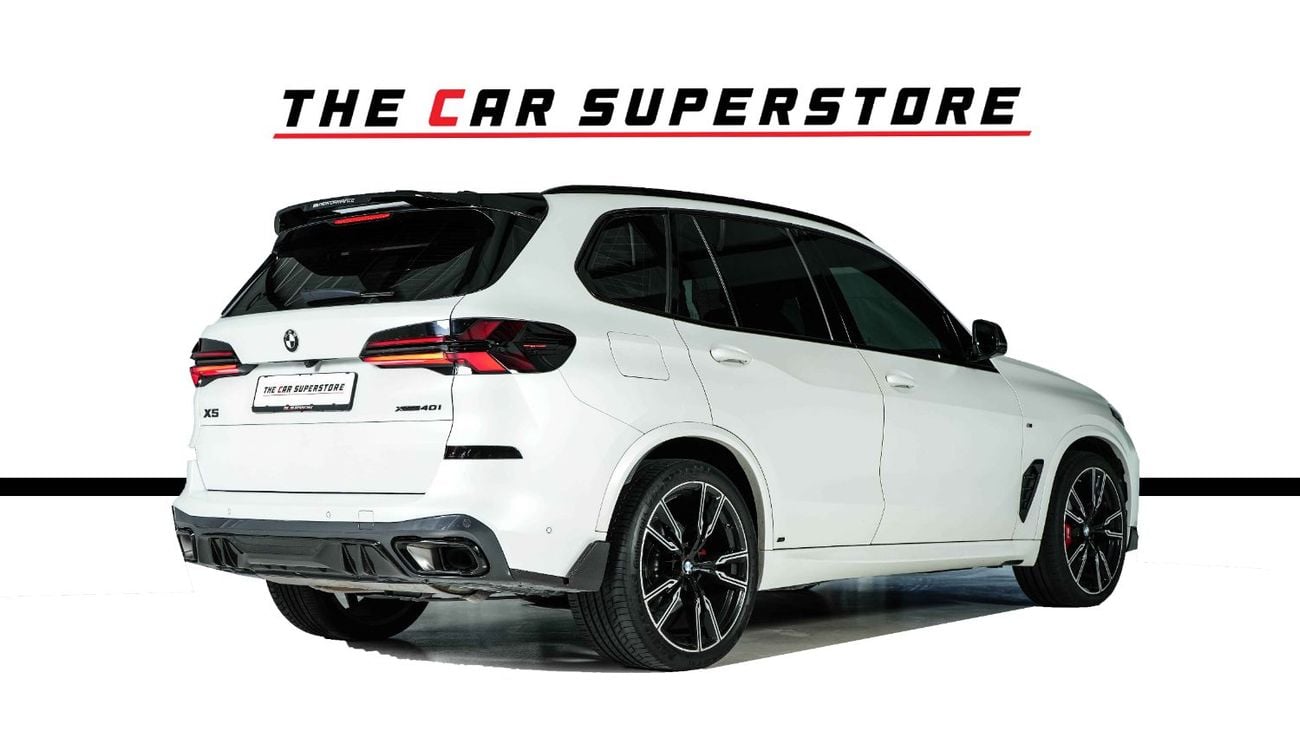 BMW X5 40i M SPORT GCC-BMW Warranty&amp;Service Contract Until 2029-BMW Individual Interior