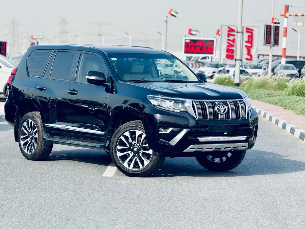 Toyota Prado Toyota Prado model 2021 petrol cylinder 4 black colour