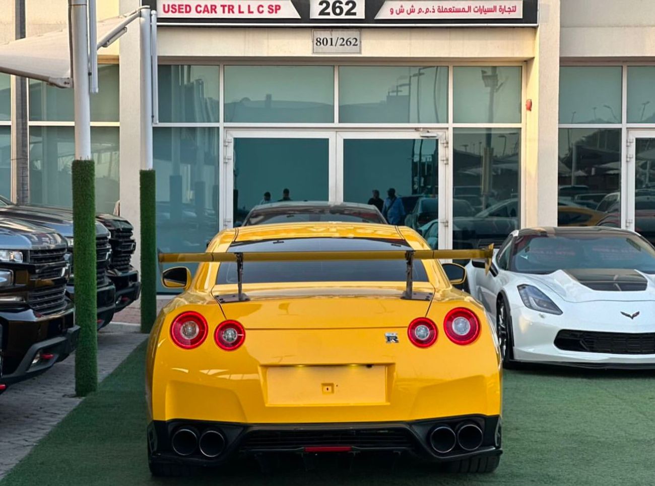 نيسان جي تي ار نيسان GT-R خليجي 2016 فل ابشن بحاله ممتازه بدون حوادث