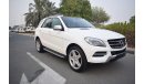 مرسيدس بنز ML 400 Mercedes ML400 - 2015 - GCC Specs - FSH - Under Warranty - Low Mileage -Immaculate Condition