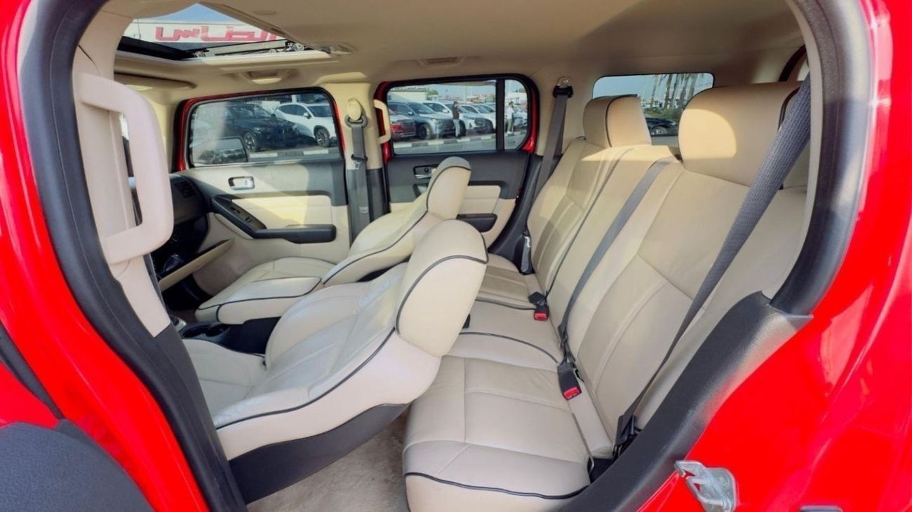 Hummer H3 2008 | LHD | LEATHER SEAT | SUNROOF | ROOF MOUNTED LED STRIP LIGHTS | BACK TIRE