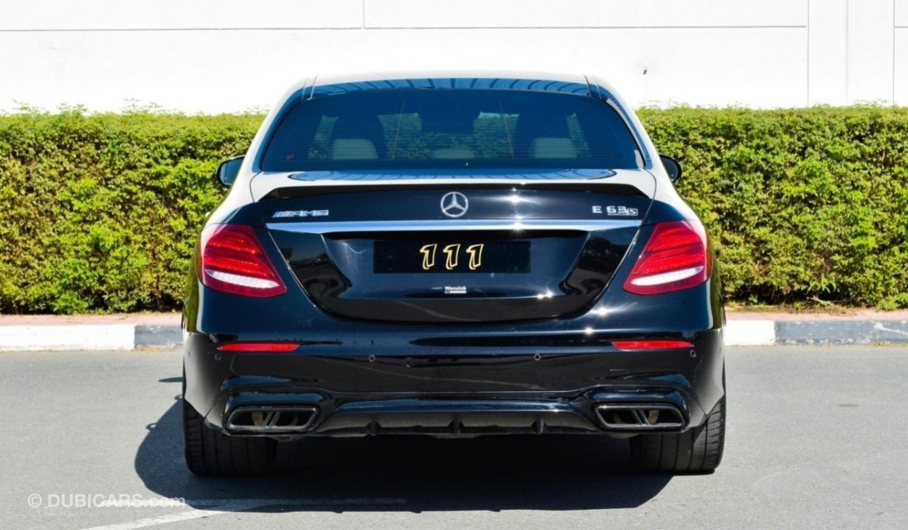 مرسيدس بنز E 63 AMG S  Biturbo 4Matic / GCC Specifications