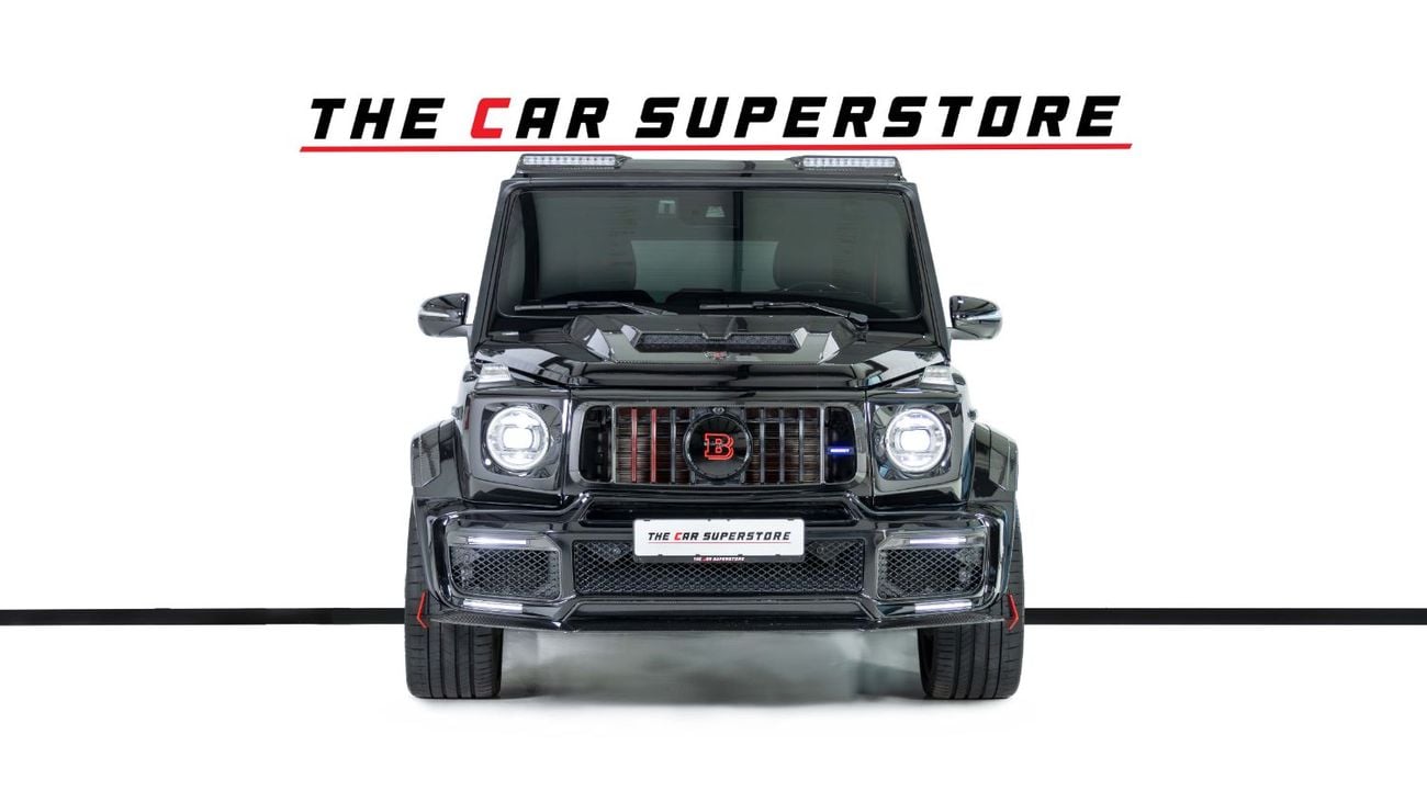 BRABUS 900 - Mercedes-AMG G 63 Brabus 900 Rocket Kit-Masterpiece Interior Black With Red Accents-Full Carbon