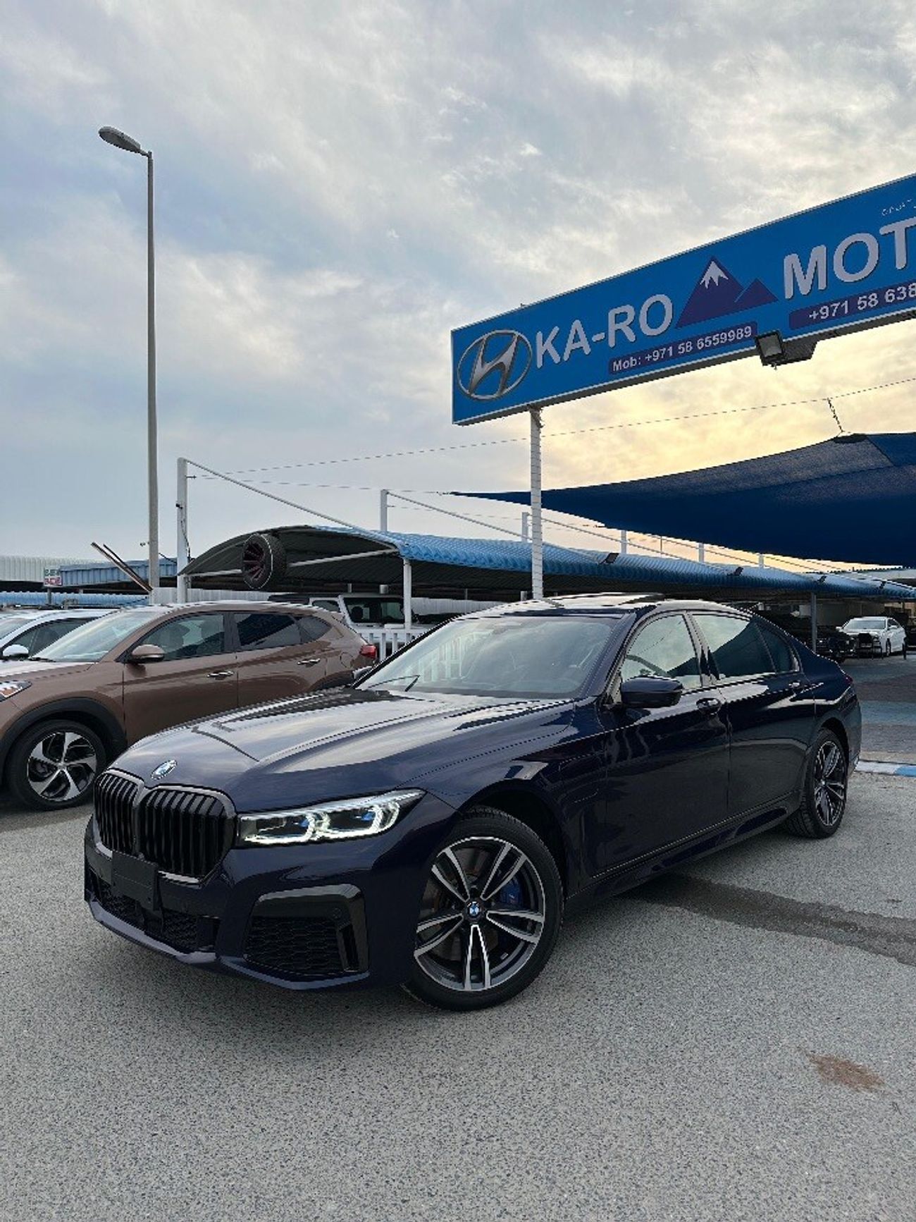 بي أم دبليو 745e سيارة BMW 745 E xdrive بحالة جيدة، غير تالفة، غير مدهونة بالكامل