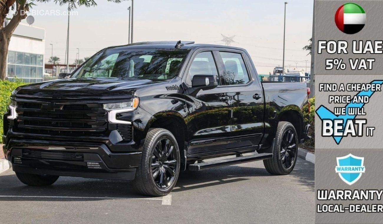 Chevrolet Silverado High Country V8 6.2L 4X4 , Night Edition , 2023 , With 3 Years or 100K Km Warranty