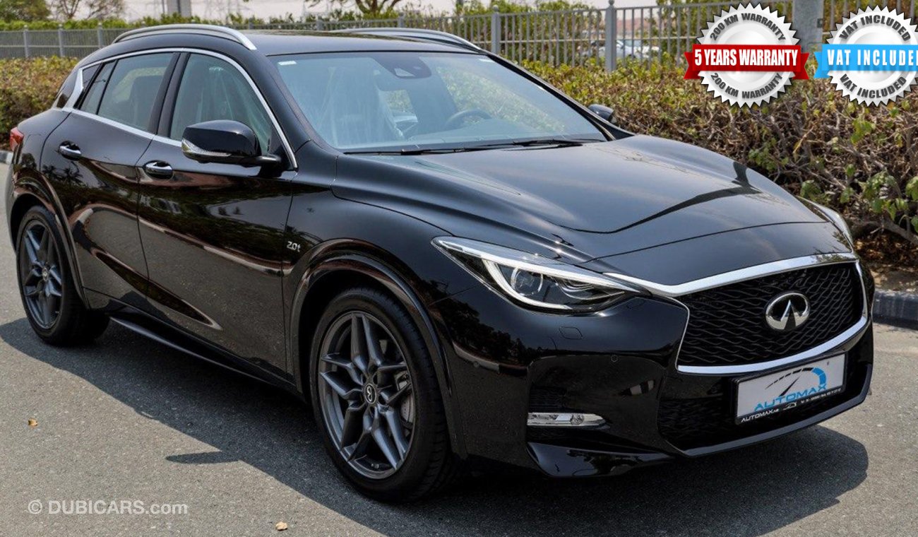 Infiniti QX30 S  2.0T SPORT TECH AWD 2018 0km GCC5year or 200K KM Warranty @ Dynatrade