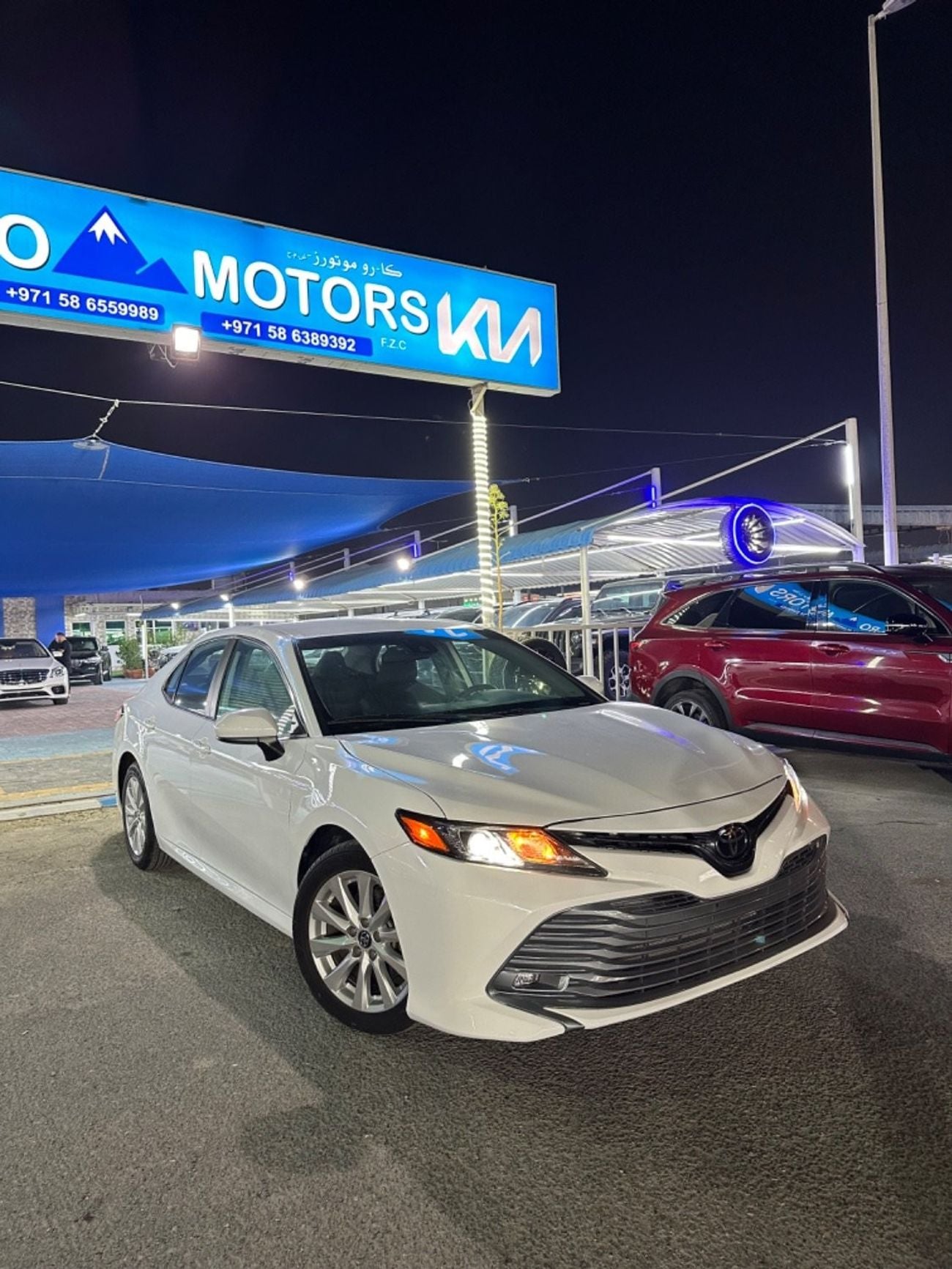 تويوتا كامري LE STD تويوتا كامري 2019 بمحرك سعة 2.5 أربع سلندر، السيارة بحالة جيدة