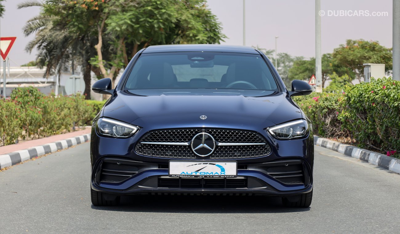 Mercedes-Benz C200 “Baby S-Class” , GCC , 2022 , Night Package , 0Km , W/3 Yrs or 100K Km WNTY