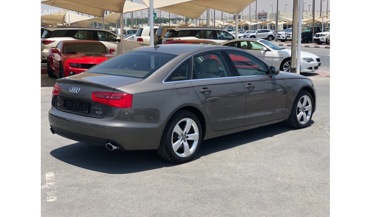 Audi A6 Audi A6 model 2014 GCC car prefect condition full option low mileage panoramic roof leather seats ba