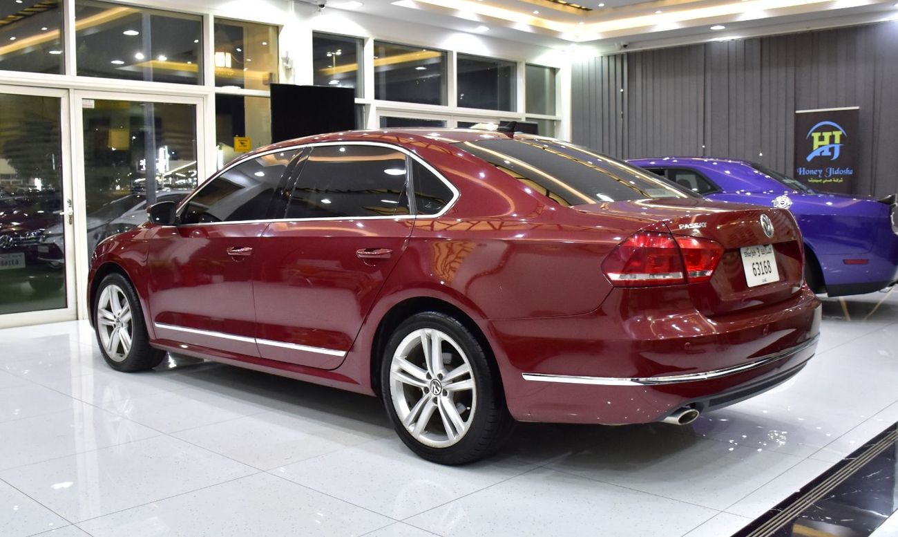 Volkswagen Passat SEL EXCELLENT DEAL for our Volkswagen Passat ( 2016 Model ) in Red Color GCC Specs
