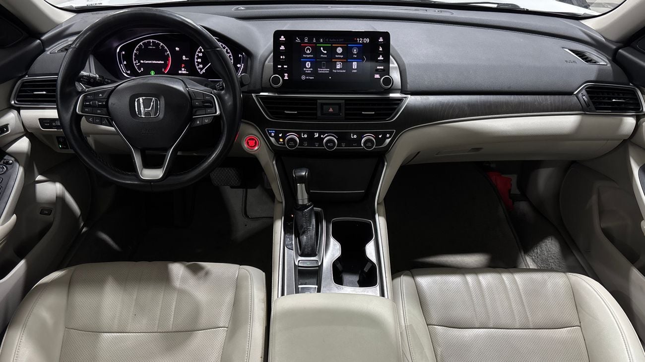 هوندا أكورد EX-L 2021 EX L | AED 1050/Month | 0 DP | 30 Day Return | Warranty | Service History