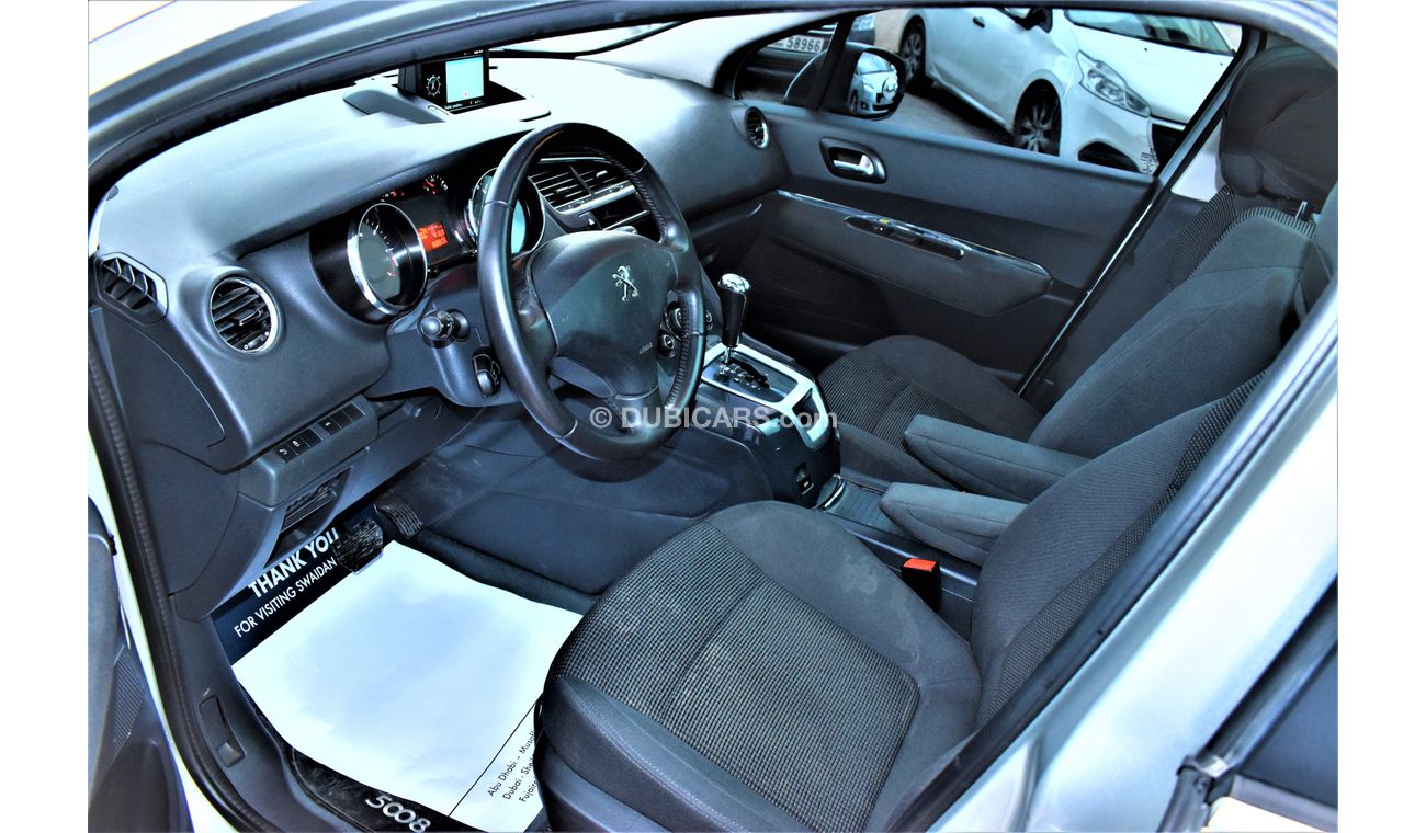 Peugeot 5008 1.6L PREMIUM 2017 GCC SPECS 7 SEATER SUV