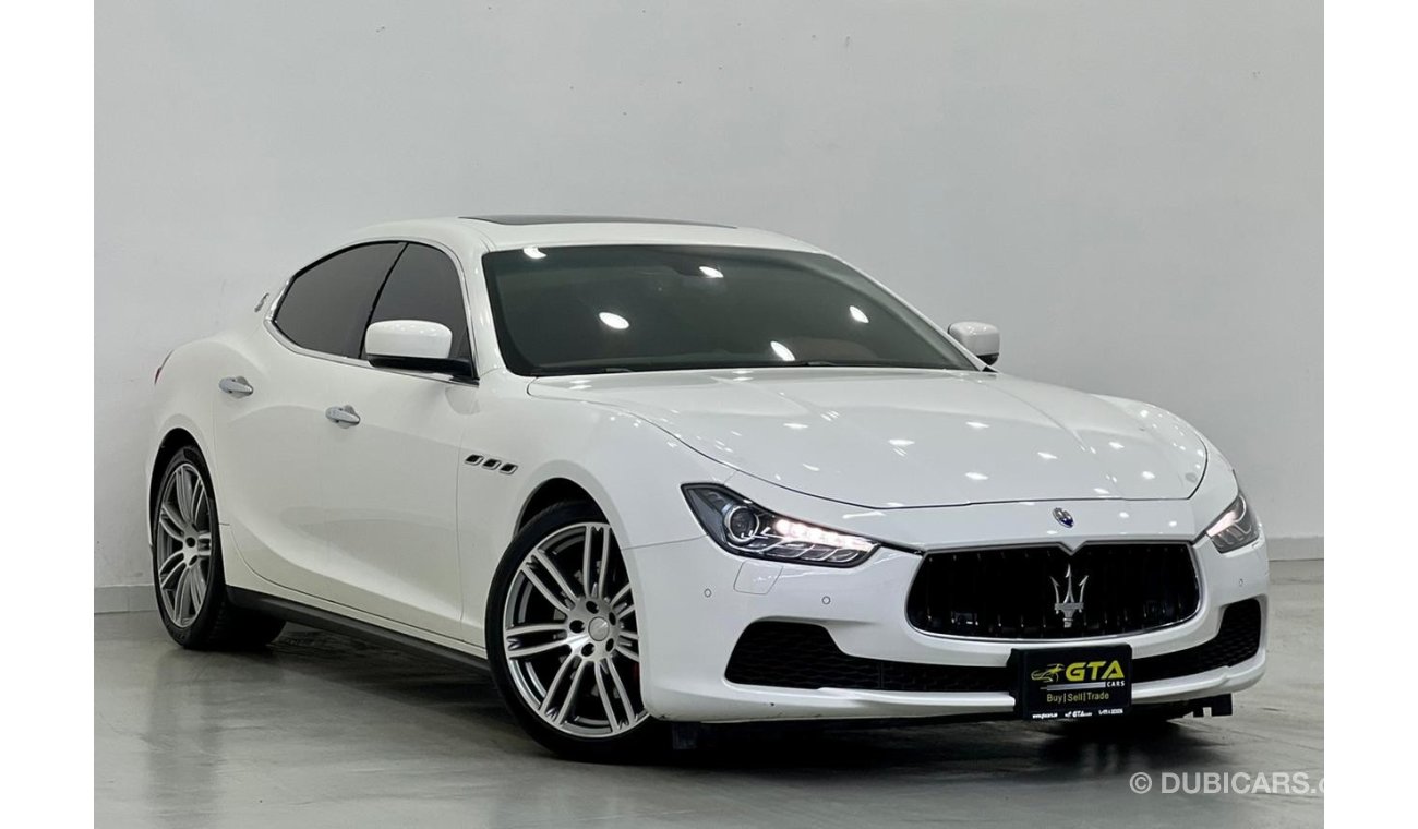 مازيراتي جيبلي 2016 Maserati Ghibli Q4, Warranty, GCC