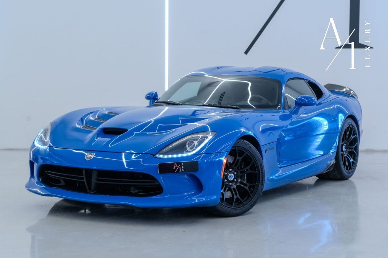 Dodge Viper SRT10 8.4L 2015 Dodge Viper SRT, Full Dodge Service History, Competition Blue, Manual Transmission,