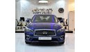 إنفينيتي Q50 EXECELLENT DEAL for Infiniti Q50 3.0t 2020 Model!! in Blue Color! GCC Specs ORIGINAL PAINT ( صبغ وكا