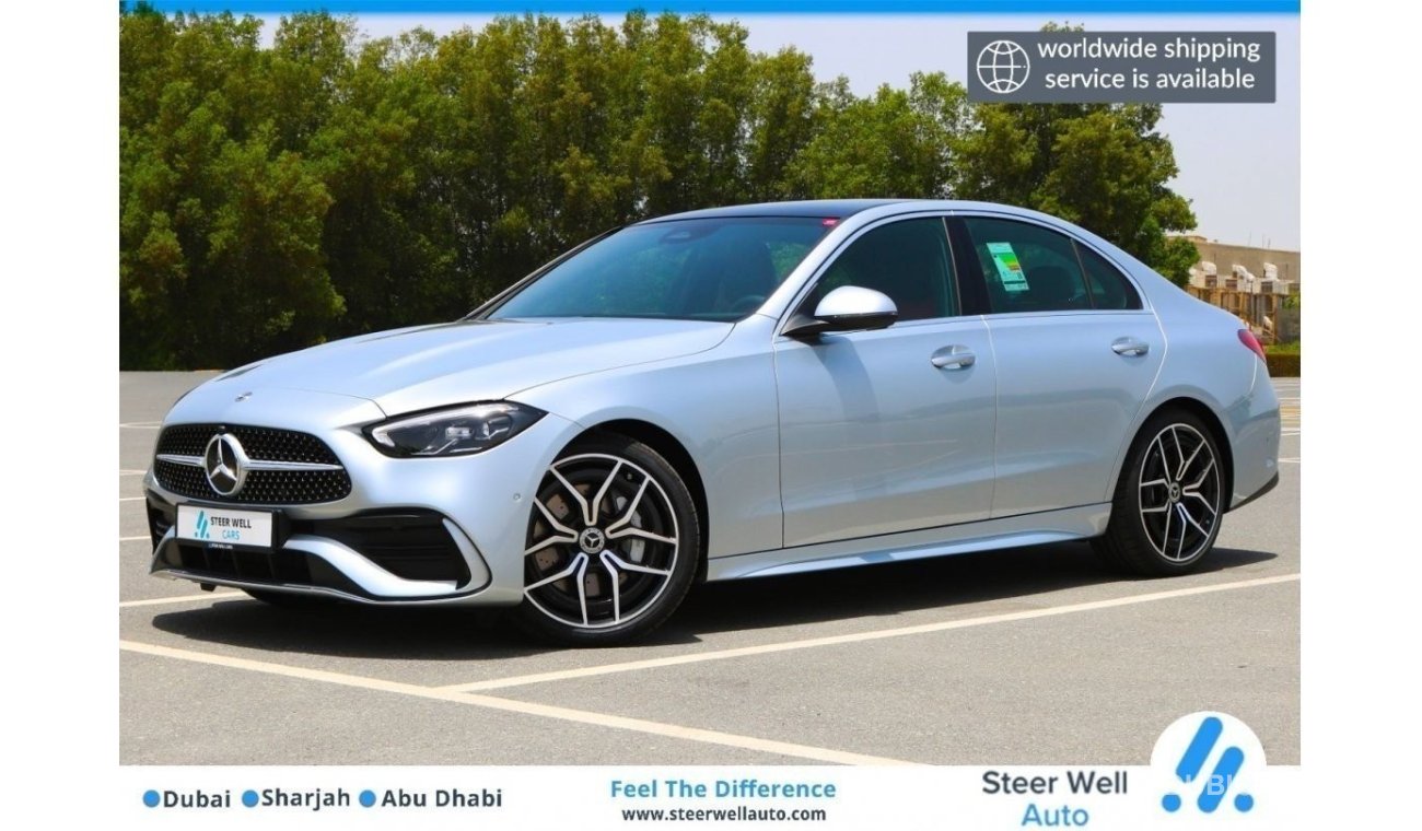 مرسيدس بنز C200 بريميوم بريميوم Plus | Under Dealer  Warranty | VAT INC. | GCC Specs