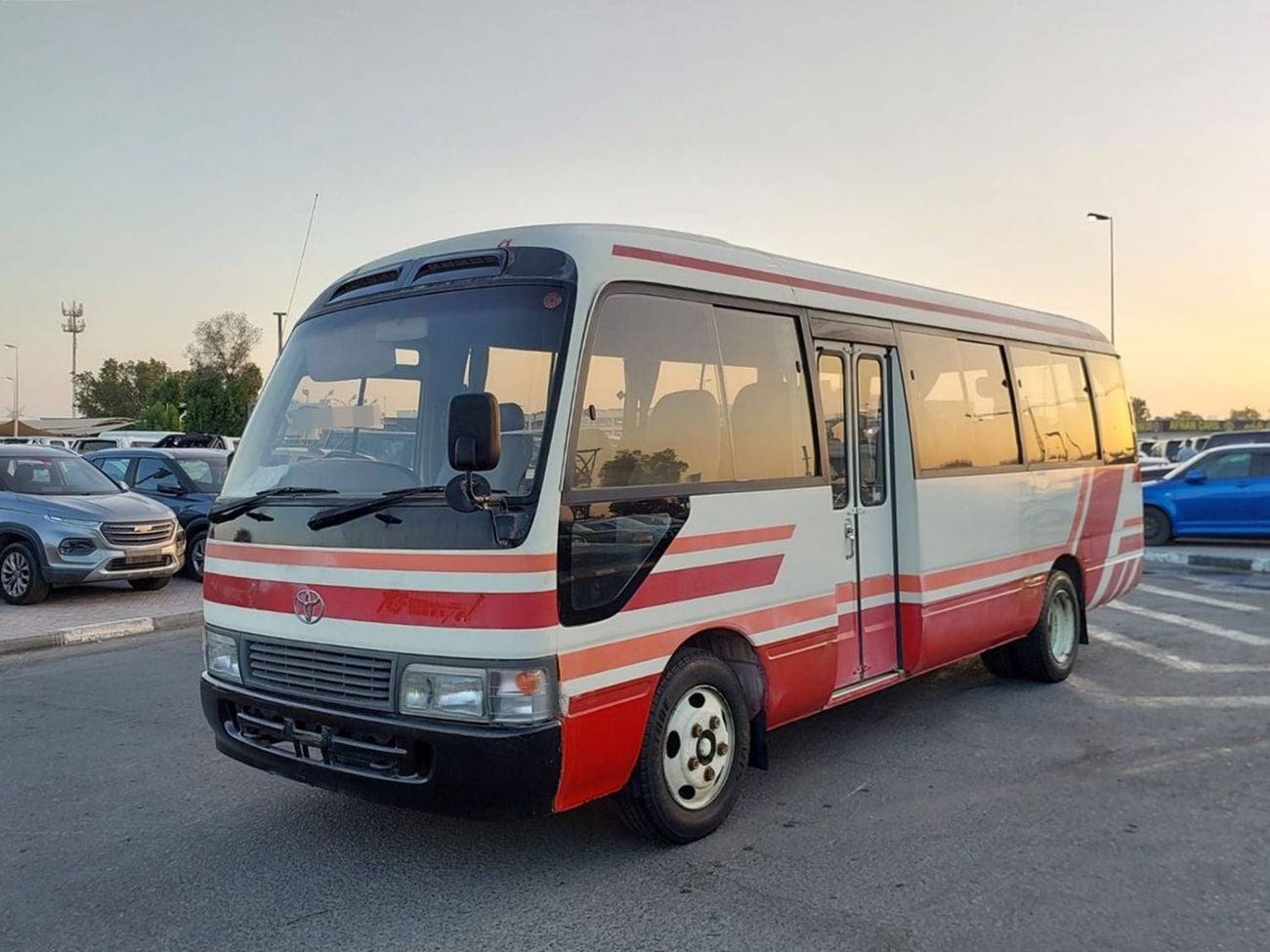 Toyota Coaster 1996 TOYOTA COASTER BUS RHD DIESEL AUTOMATIC 1HZ ENGINE(PM09683)