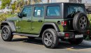 Jeep Wrangler Unlimited Sport Plus V6 3.6L , 2023 GCC , 0Km , With 3 Years or 60K Km Warranty @Official Dealer