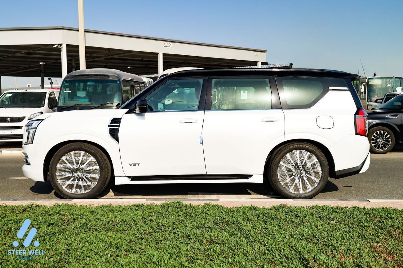 Nissan Patrol 2026 LE Platinum GCC | 3.5 Twin-Turbo AWD | 9-Speed | 8-Seater Luxury SUV | Dual Tone - Black Roof /