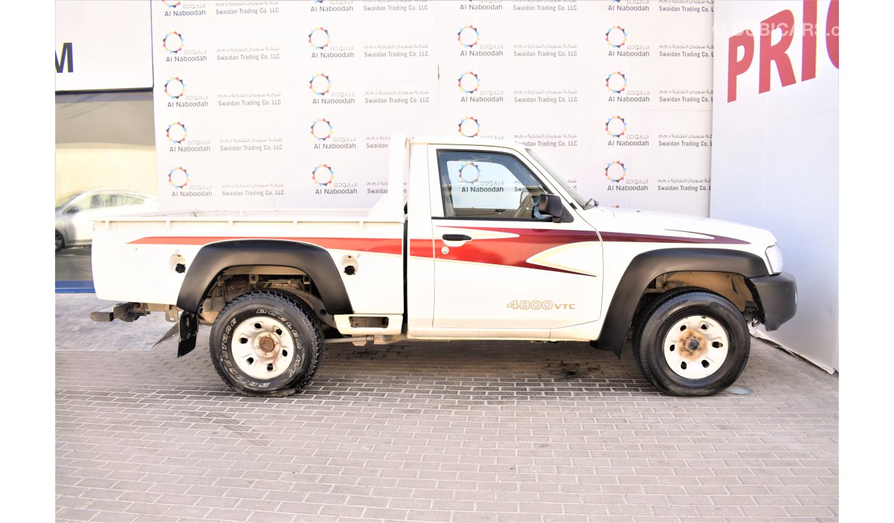 Nissan Patrol Pickup AED 1664 PM | 4.8L 4X4 SINGLE CABIN GCC WARRANTY