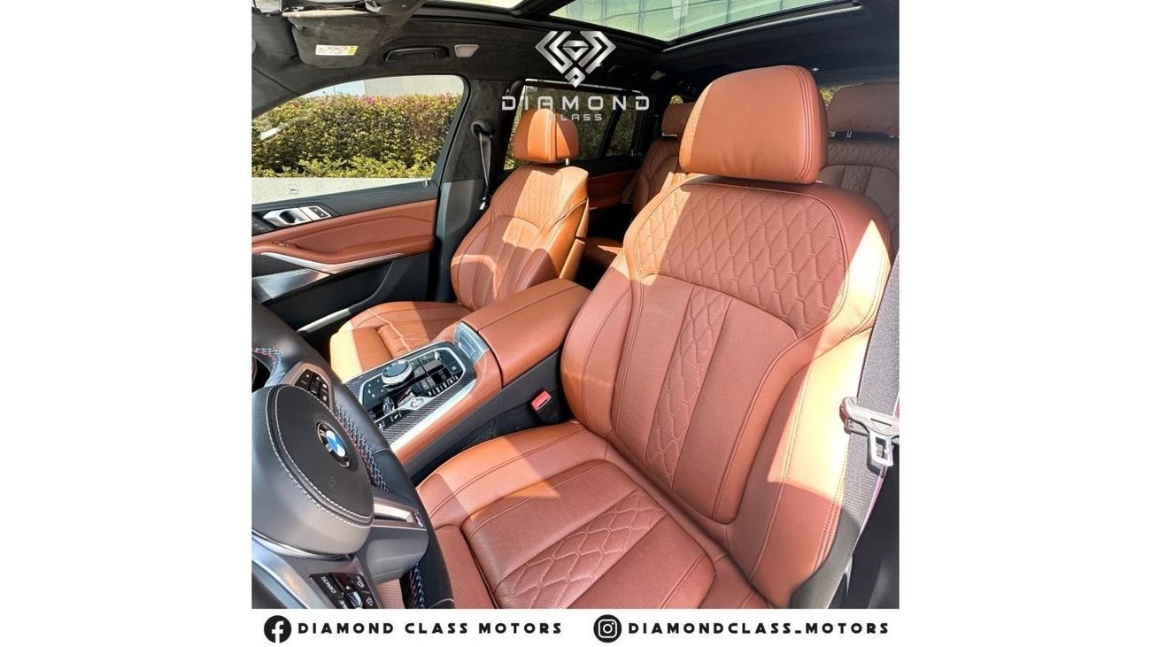 بي أم دبليو X7 بي أم دبليو X7 خليحي M60I  تحت الضمان وعقد صيانه ،كامل المواصفات