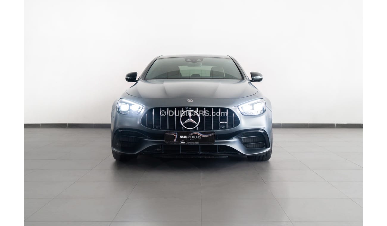 Mercedes-Benz E 63 AMG 4MATIC+ 2021 Mercedes E63S AMG 4 Matic+ / New Delivery Mileage / Mercedes Warranty and Gargash File 