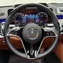مرسيدس بنز S 580 4MATIC Exclusive 4.0L 2024 Mercedes Benz S580 4MATIC, 2028 Mercedes Warranty + Service Pack, Very Lo