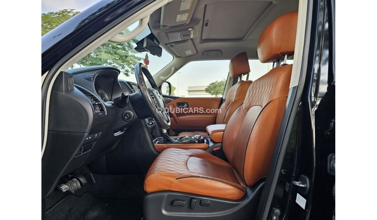 Nissan Patrol LE Platinum City NISSAN PATROL PLATINUM V8 2021 GCC SINGLE OWNER WITH AGENCY SERVICE IN MINT CONDITI