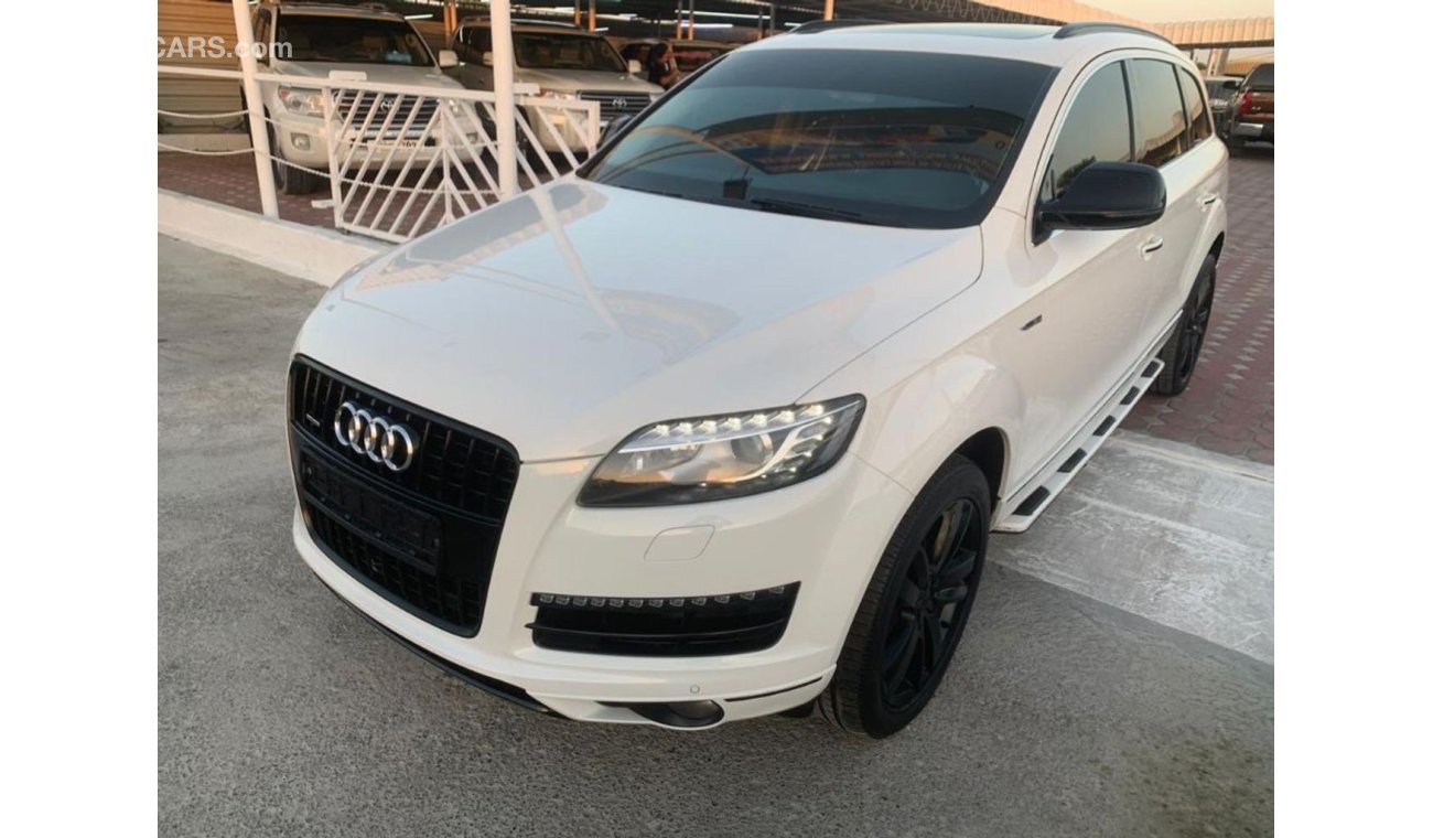 Audi Q7 أودي كيو 7 موديل 2014 فل اوبشن بانوراما 6 سلندر تيربو بحالة جيدة جدا