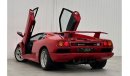 لمبرجيني ديابلو 1993 Lamborghini Diablo VT, Just Been Serviced, Service History, Very Low Kms, Japanese Spec