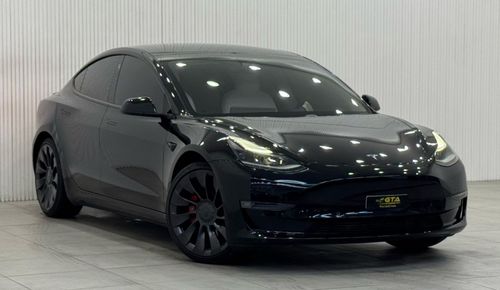 تسلا موديل 3 2021 Tesla Model 3 Performance , Agency Battery Warranty 6/29 or 192k, Full Service History, GCC