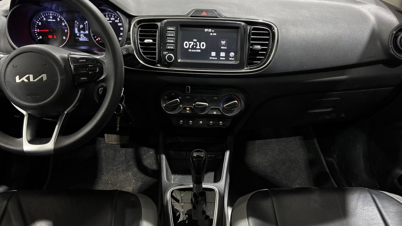 Kia Pegas 2023 EX | AED 427/Month | 0 DP | 30 Day Return | Warranty | Service History