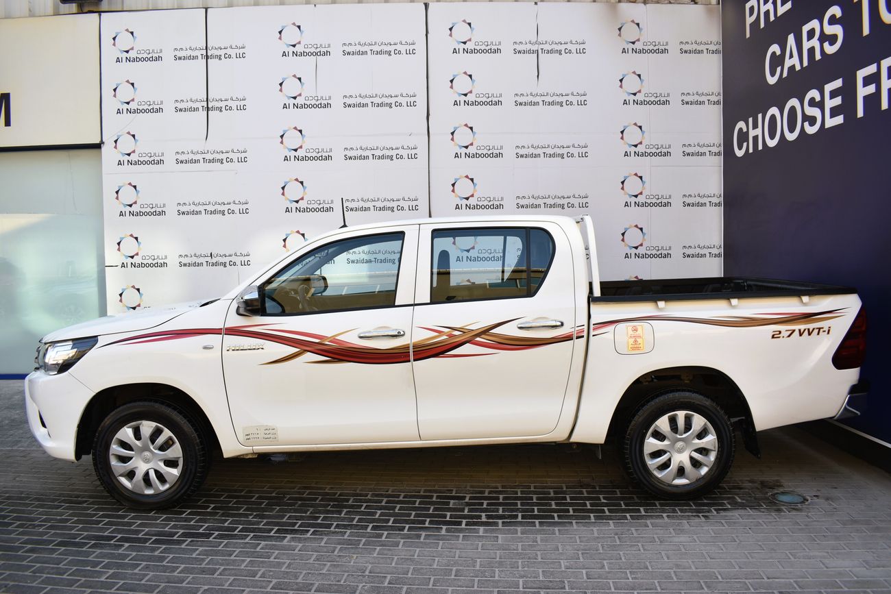Toyota Hilux AED 1279 PM | 2.7L MT GL DC GCC DEALER WARRANTY