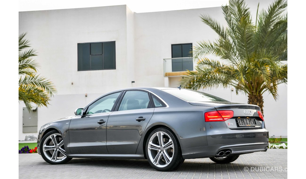 Audi S8 Under Warranty  - GCC - AED 2,664 PER MONTH - 0% DOWNPAYMENT