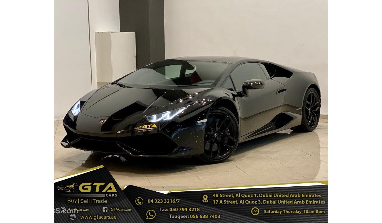 لمبرجيني هوراكان 2015 Lamborghini Huracan LP 610-4, Service History, Warranty, GCC