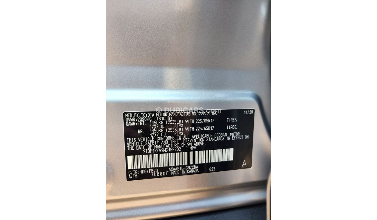 Toyota RAV4 RAV4 LE AWD 2021