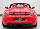 بورش 718 سبيدر 2020 Porsche 718 Spyder, 3 Years Porsche Warranty, Porsche Full Service History, GCC