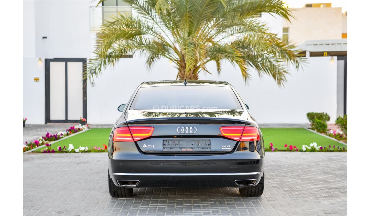 Audi A8 W12 - Full Service History! - Top Of The Range! - Whopping 500HP! - AED 1,758 PM - 0% DP