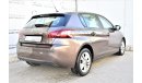 Peugeot 308 1.6L ACTIVE 2016 GCC SPECS WITH NAVIGATION