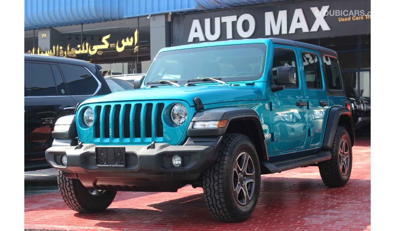 جيب رانجلر (2020) UNLIMITED SPORT V6, GCC, UNDER WARRANTY FROM LOCAL DEALER