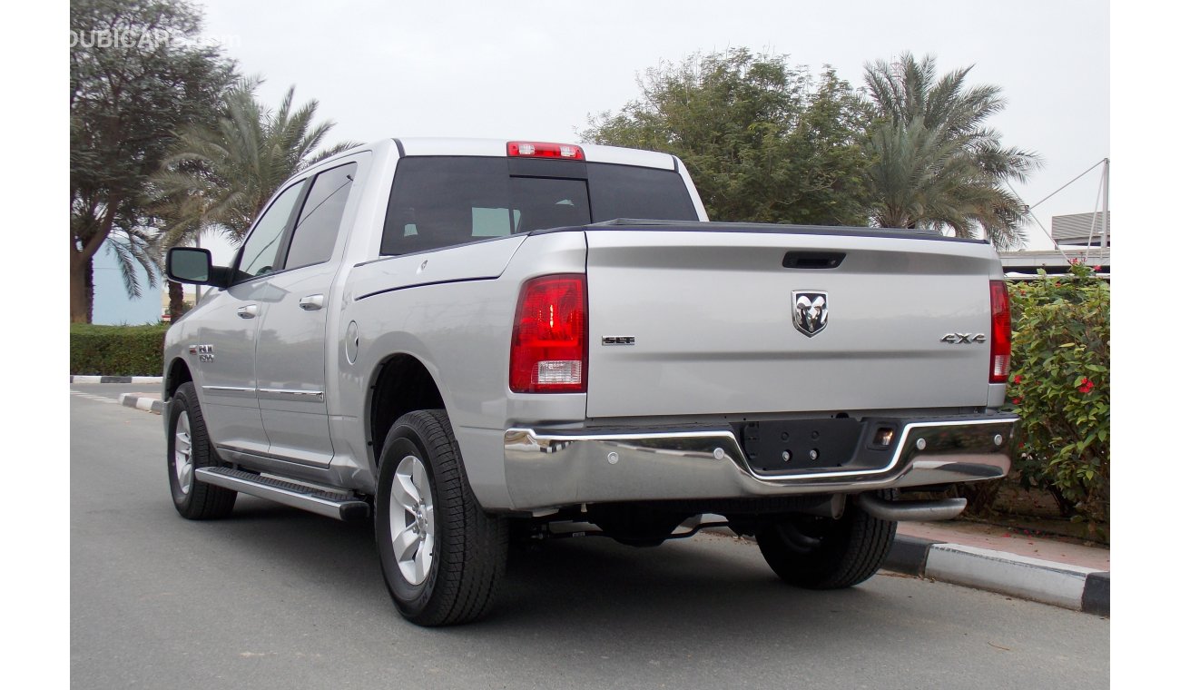 RAM 1500 SLT 1500 #4X4 #5.7L #RAMBOX #Bedliner #BedCover #GCC #3 Yrs/60000 km WNTY @ Dealer * RAMADAN OFFER*