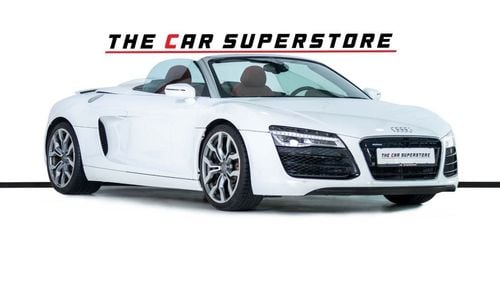 Audi R8 Spyder FSI 4.2L (430 HP) GCC-V8 Naturally Aspirated-Red Interior-Bang Olufsen Sound System