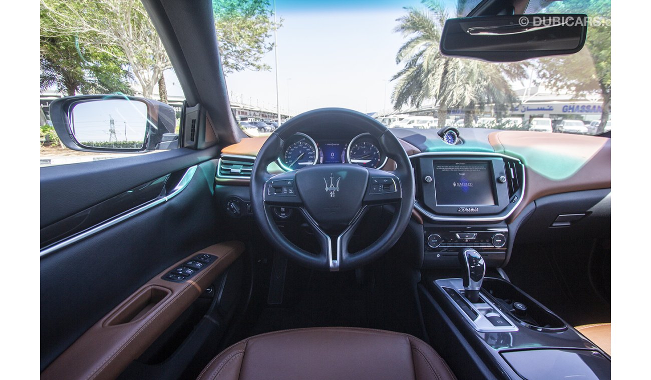 مازيراتي جيبلي MASERATI GHIBLI - 2014 - GCC - ZERO DOWN PAYMENT - 1755 AED/MONTHLY - 1 YEAR WARRANTY