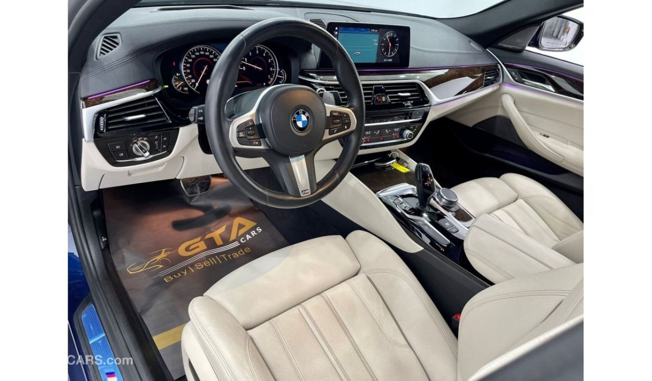 بي أم دبليو 540 M سبورت 2017 BMW 540i M-Kit, BMW Service History, Warranty, Low Kms, GCC