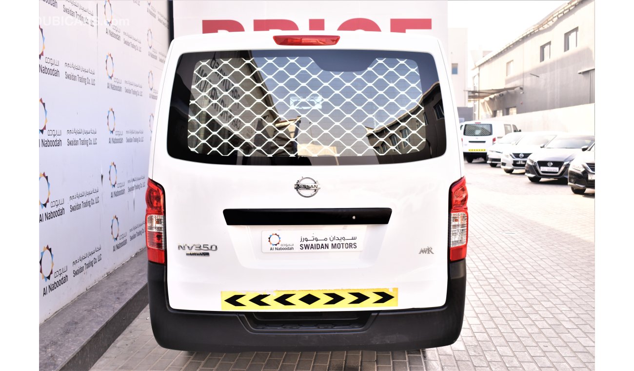 نيسان أورفان AED 1330 PM | 2.5L M/T NV-350 3-STR GCC WARRANTY