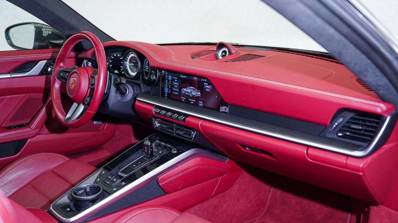 Porsche 911 Turbo 3.8L (580 HP) Coupe | AED 10,633 PM | Warranty March 2026 | GCC