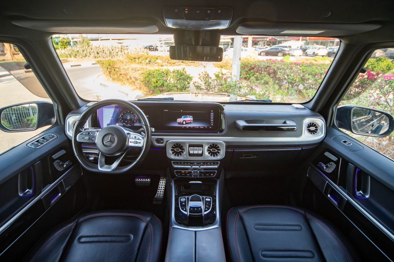 مرسيدس بنز G 550 2019 Mercedes-Benz G550. Equipped with a strong 4.0L V8 Biturbo engine, advanced 4MATIC AWD, and a p