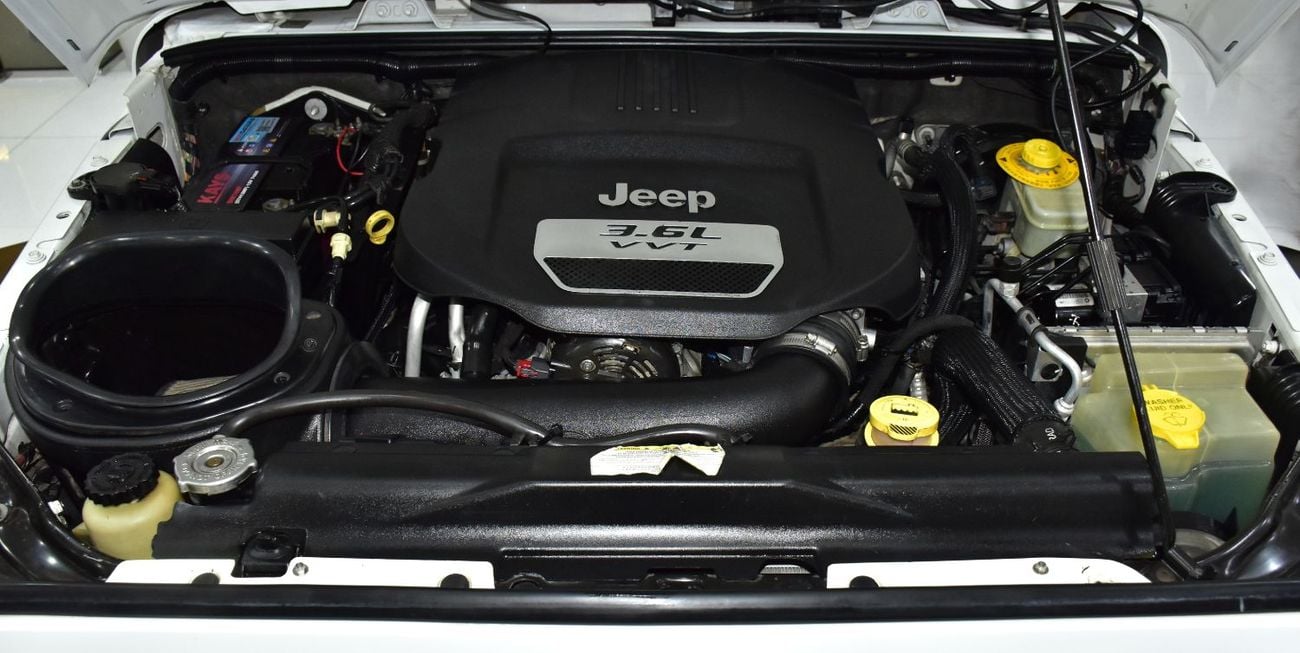 Jeep Wrangler EXCELLENT DEAL for our Jeep Wrangler Sport ( 2012 Model ) in White Color GCC Specs