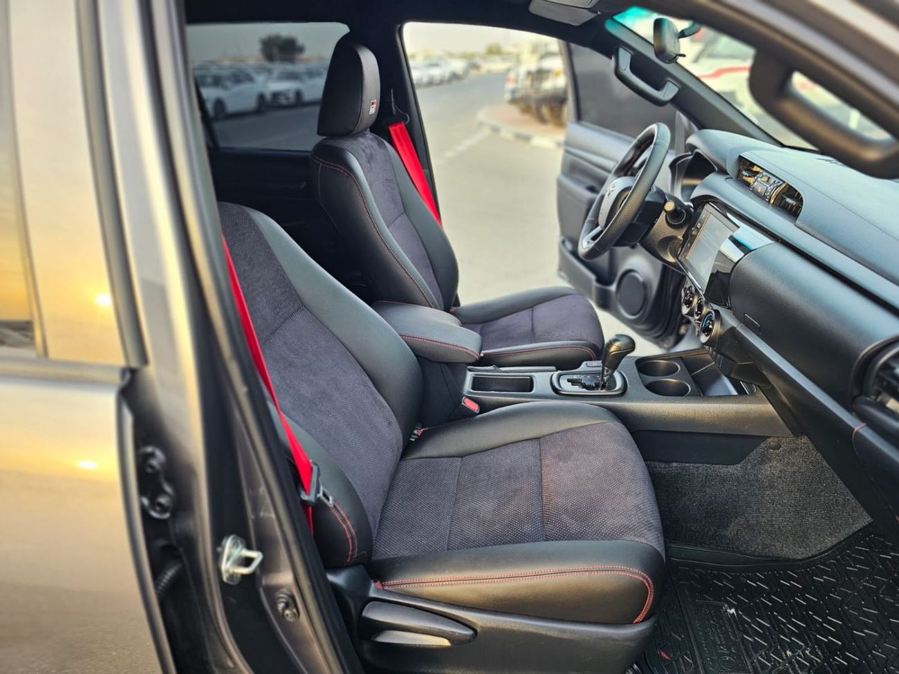 Toyota Hilux Toyota Hilux GR 2021Model 2.7 v4 Engine Fuel.Petrol LHD colour Black Transmission Automatic Interior